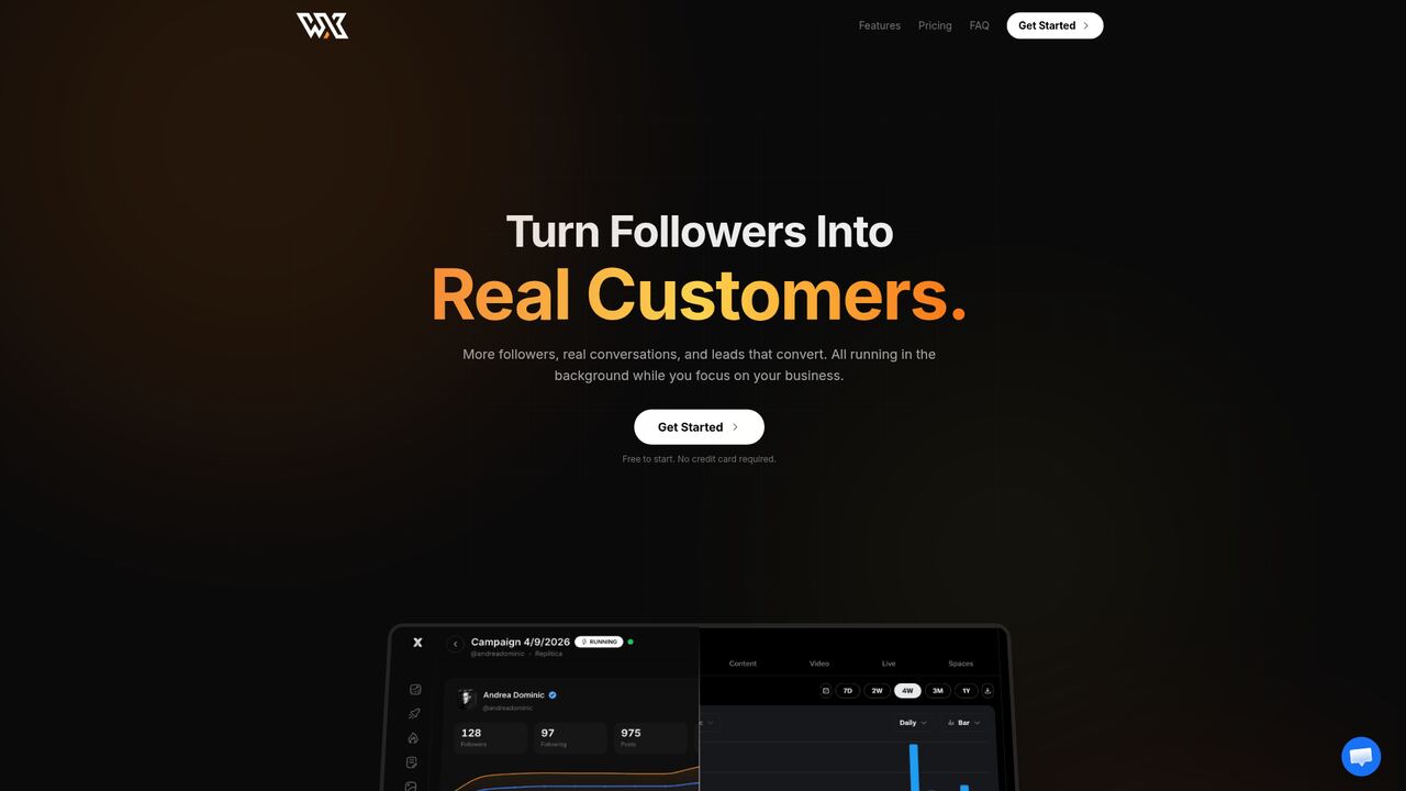WarmYourX screen 1